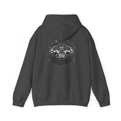 Unisex - Muscles Loading…Please Wait - Heavy Blend™ Hooded Sweatshirt - Motivational Fitness Hoodie - Workout Sweatshirt - Gym Apparel - Inspirational Gift - Holiday Gift