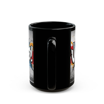 Untamed! Motivational Black Mug - Glossy Ceramic - 11oz/15oz