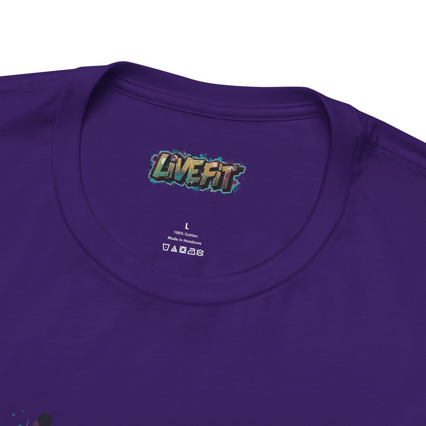 LIVE FIT Graphic Fitness Tee - Motivational Workout Apparel