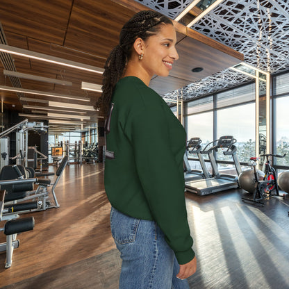 Gym Girl Crewneck Sweatshirt - Stylish Fitness Apparel - Women's Workout Sweatshirt - S-4XL