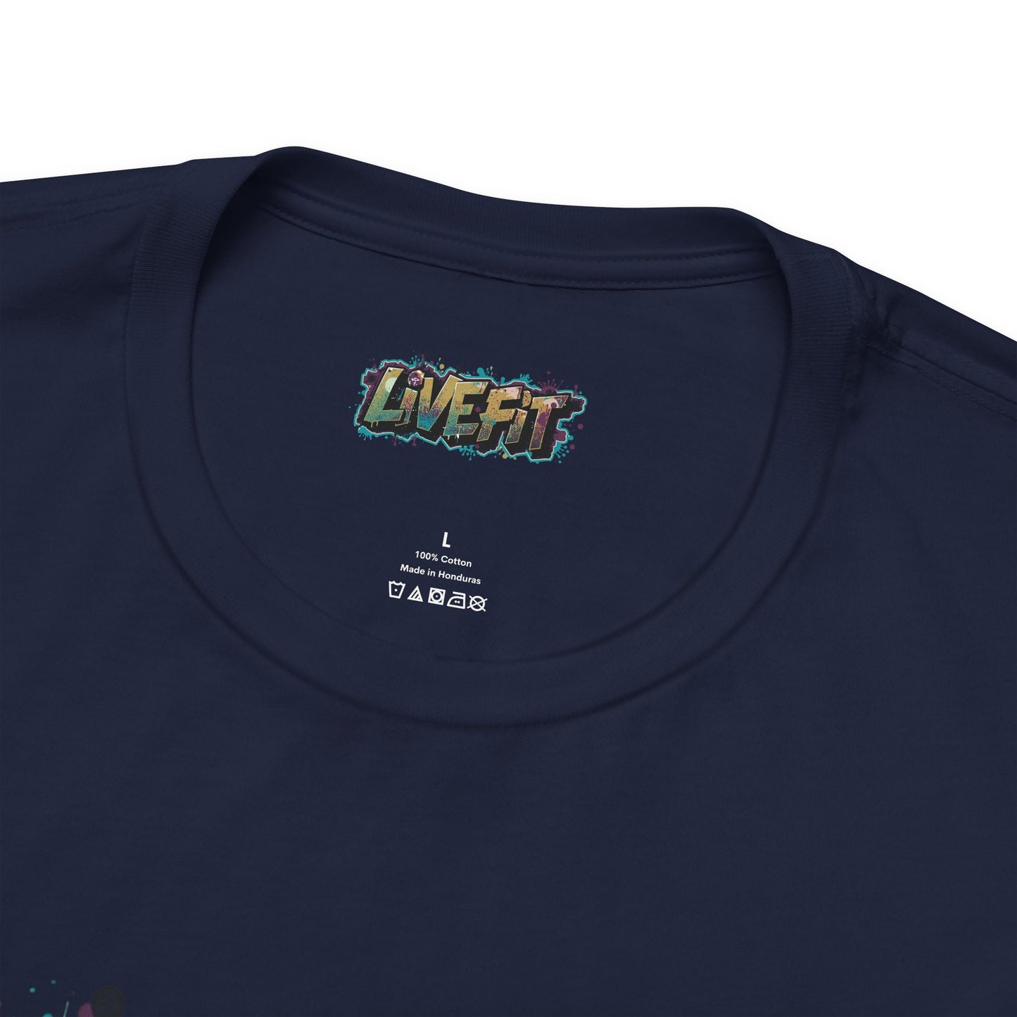 LIVE FIT Graphic Fitness Tee - Motivational Workout Apparel