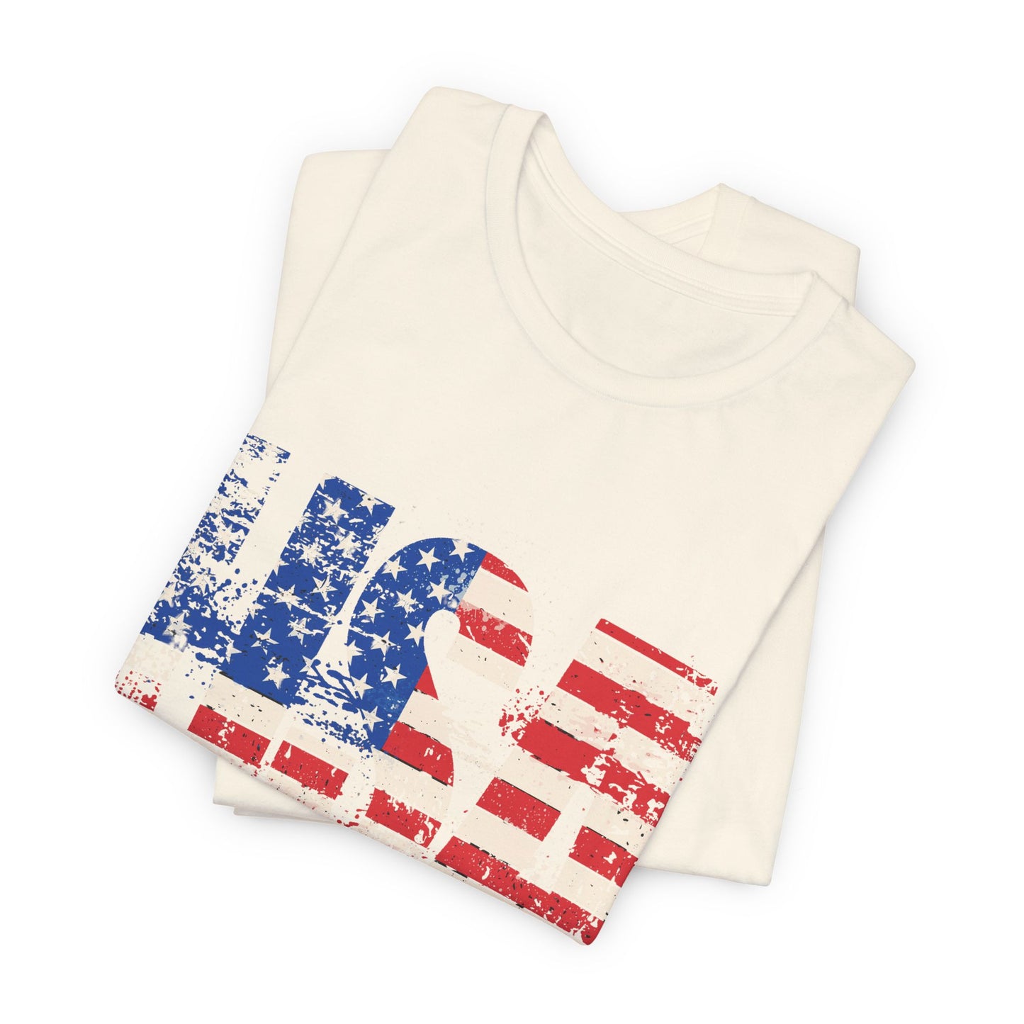 USA - Red White Blue - American Flag - Classic Unisex Tee - Holiday Gift - Patriotic Pride