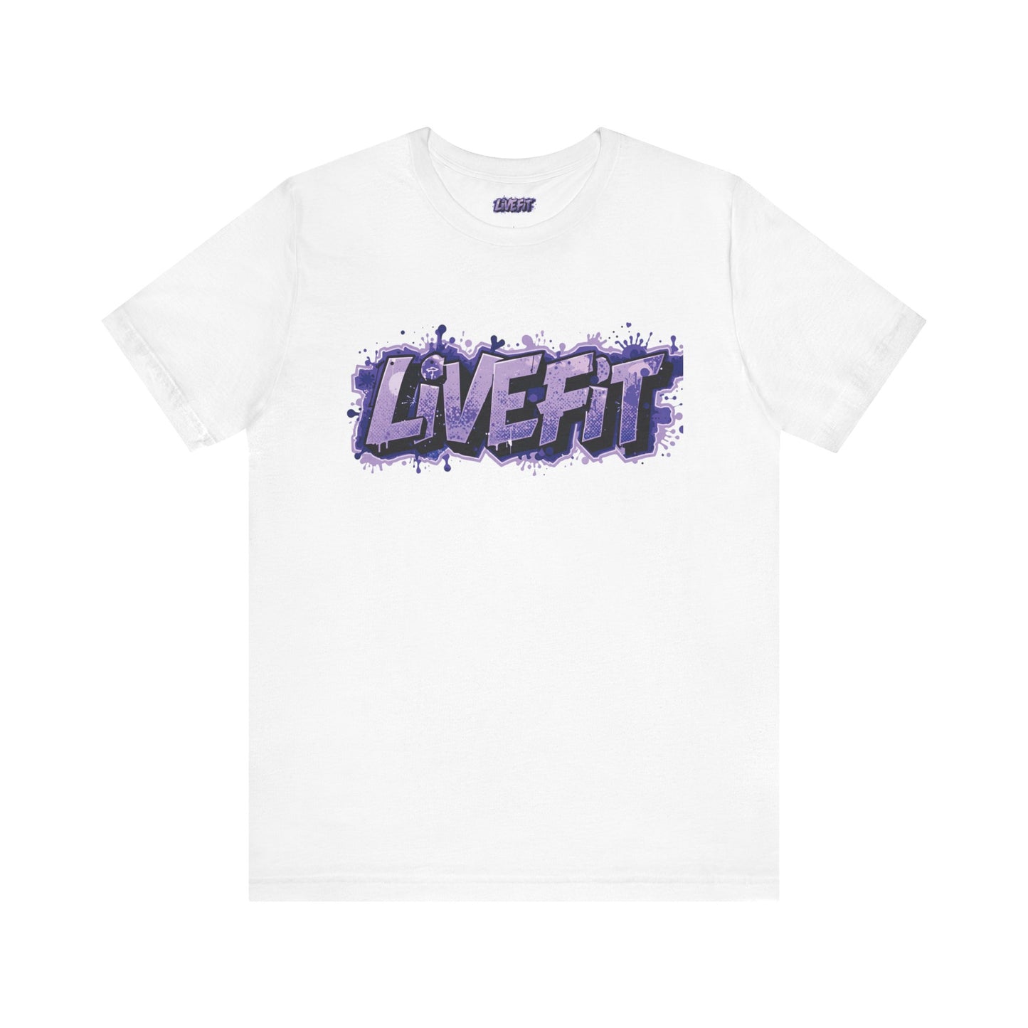 Live Fit Unisex Tee -  Fitness Shirt -  Motivational Graphic Tee -  Workout Apparel -  Casual Wear -  Gift for Gym Lovers -  Active Lifestyle -