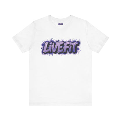 Live Fit Unisex Tee -  Fitness Shirt -  Motivational Graphic Tee -  Workout Apparel -  Casual Wear -  Gift for Gym Lovers -  Active Lifestyle -