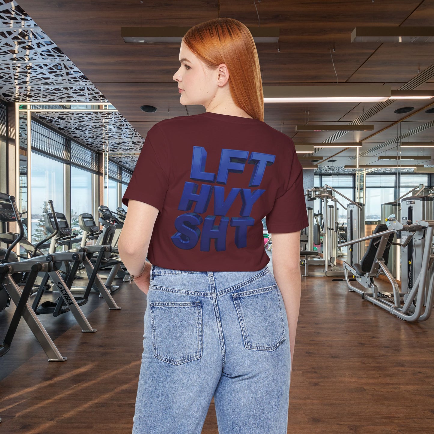 LFT HVY SHT - Lift Heavy Shit - Bold 3D Gym Tee - Fitness