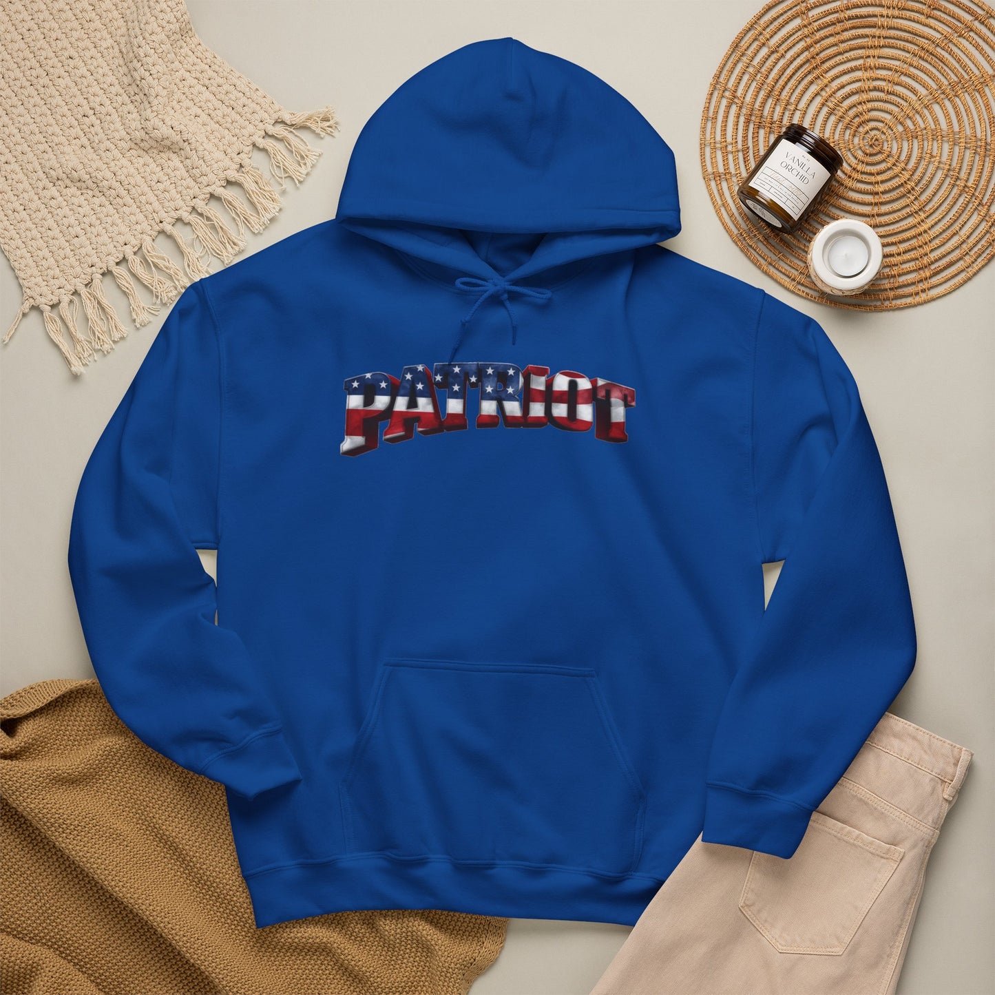 Patriot Hoodie — USA Flag Graphic Pullover Sweatshirt | LIVE FIT - Patriot Fit Life