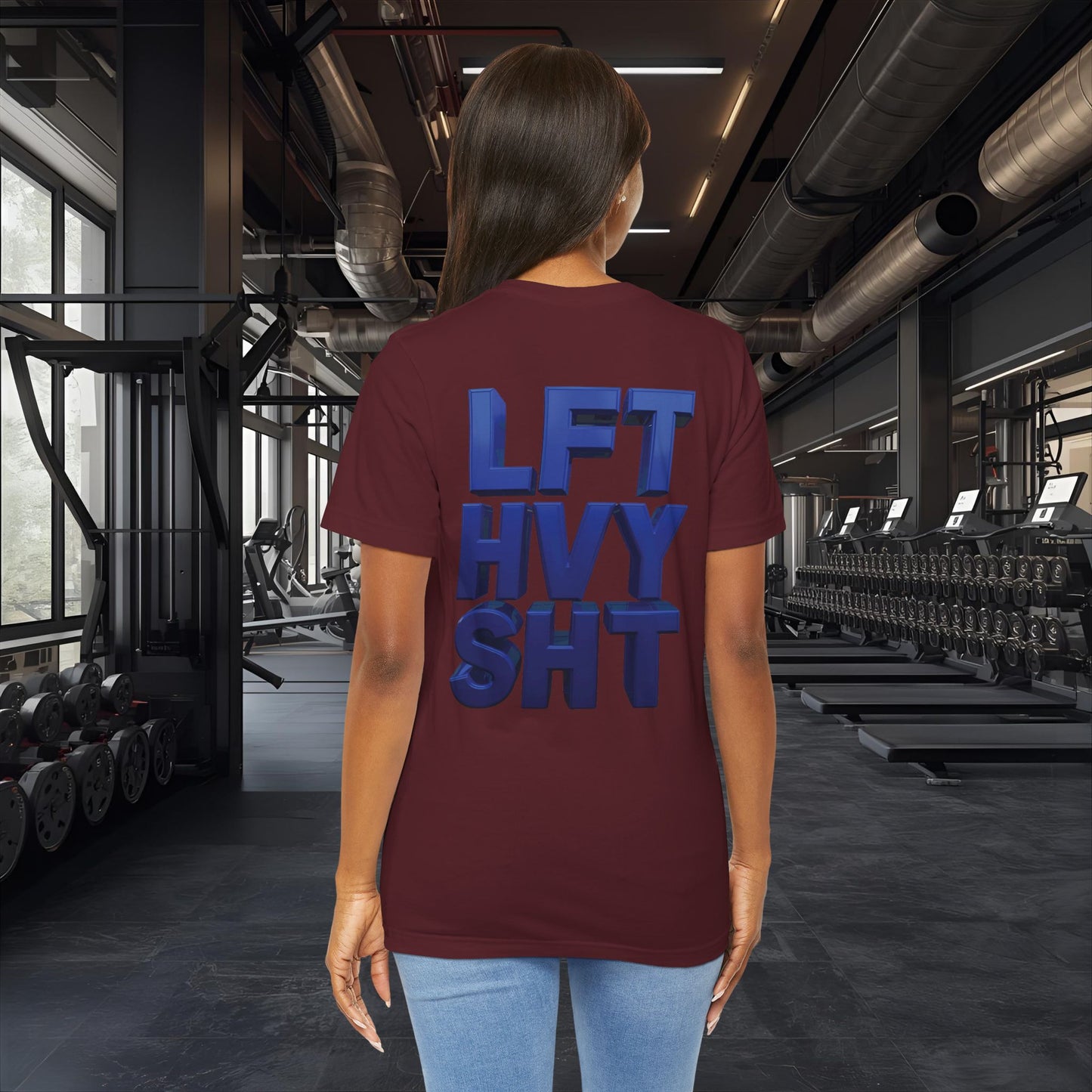 LFT HVY SHT - Lift Heavy Shit - Bold 3D Gym Tee - Fitness
