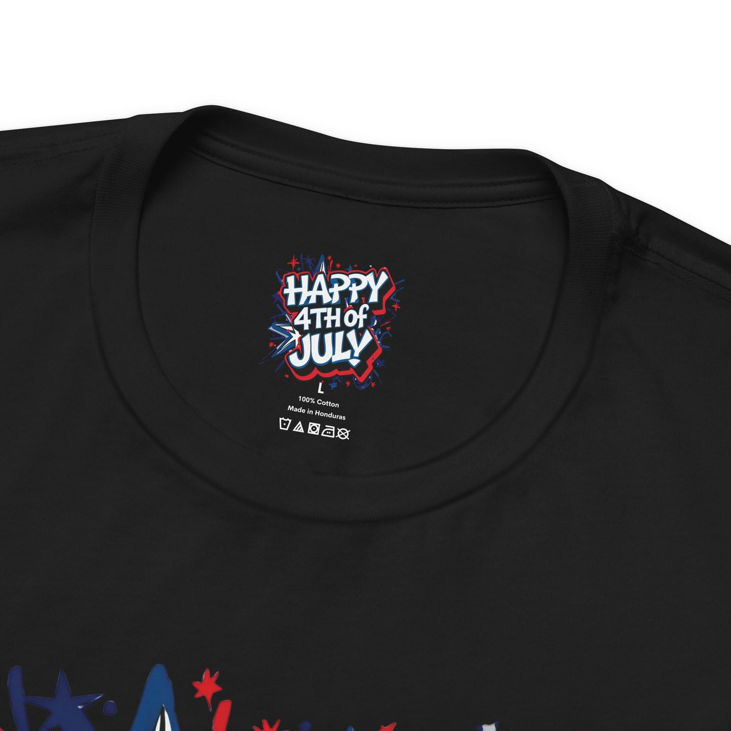 Happy 4th Of July Unisex Jersey Short Sleeve Tee, Independence Day T-Shirt, Patriotic Shirt, Red White Blue Tee, USA Celebration Top