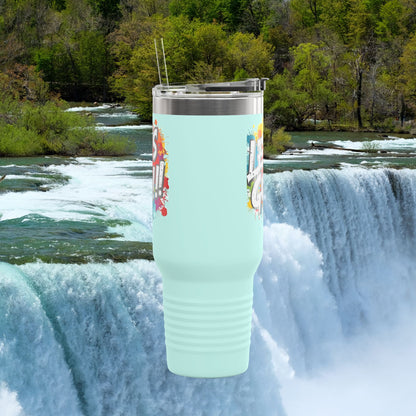 💥 Vibrant   💥 Stylish    💥 Motivational     💥 Insulated   💥 Stainless Steel   💥 Travel Mug  40oz    💥  Let's Do This!  💥 Inspiring Print   💥 Hot or Cold   💥 Birthday Gift 💥 Holiday Gift   💥Graduation Gift   💥 Dishwasher Safe Top Rack 💥