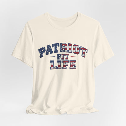 Patriot Fit Life T-Shirt | American Flag Stars & Stripes Athletic Tee