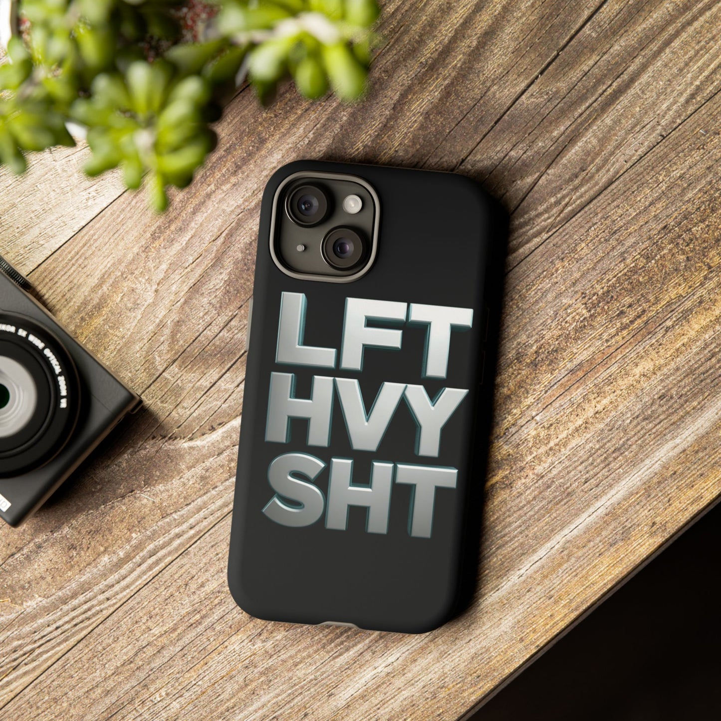 Phone Case — 'LFT HVY SHT' Bold Gym Fitness Protection Case