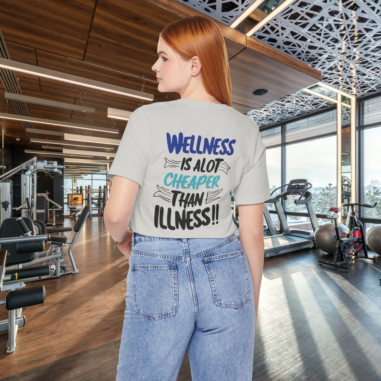 Wellness Is A Lot Cheaper Than Illness - Wellness Awareness T-Shirt - Unisex S-3XL