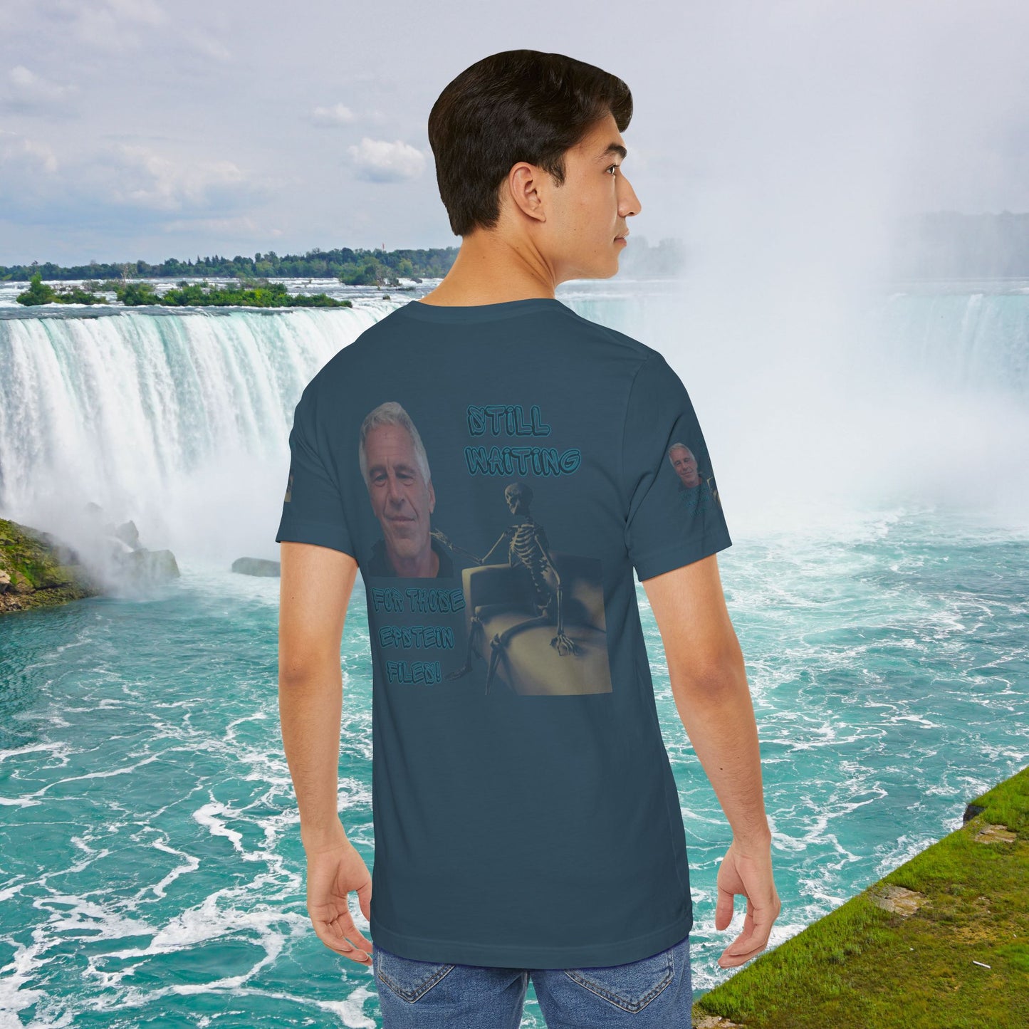 💥 Epstein T-Shirt  💥  Still  Waiting  For  Those  Epstein  Files!  💥  Sizes   XS - 5XL  💥 8  Different  Colors To  Choose  From  💥