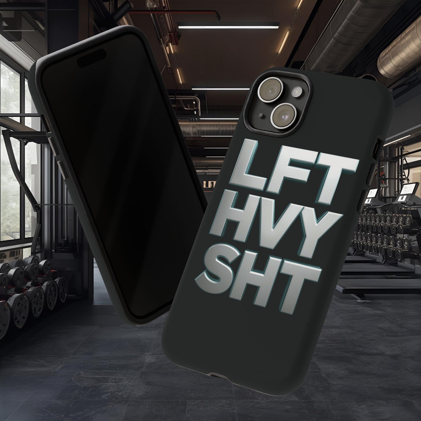 Phone Case — 'LFT HVY SHT' Bold Gym Fitness Protection Case