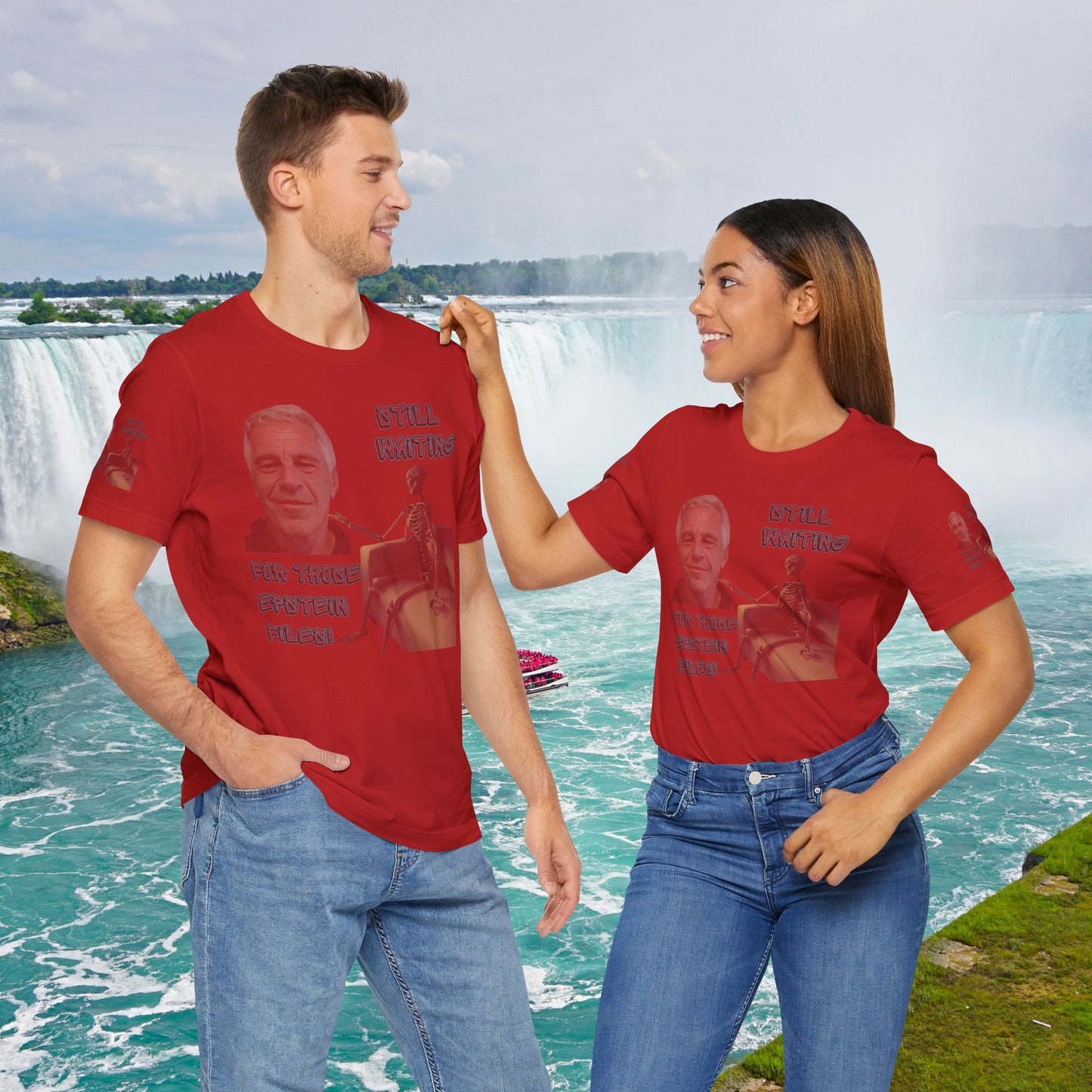 💥 Epstein T-Shirt  💥  Still  Waiting  For  Those  Epstein  Files!  💥  Sizes   XS - 5XL  💥 8  Different  Colors To  Choose  From  💥