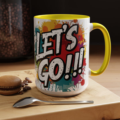 💥Vibrant  💥 Motivational 💥 Ceramic 💥 Coffee Mug 💥  Let's Go! 💥  Never or Now💥 Sizes   11oz   15oz💥  8   Different  Colors  To  Choose  From💥