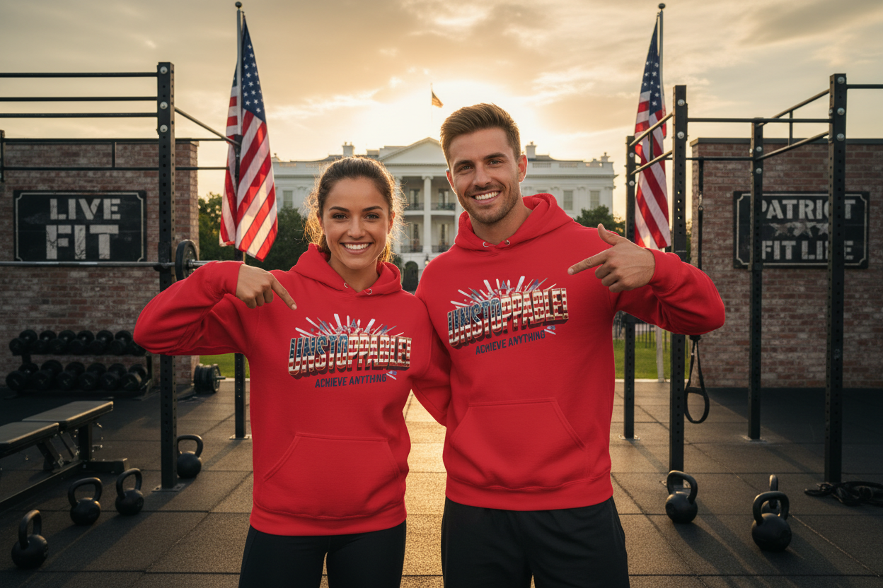 UNSTOPPABLE! Hoodie — Patriot Fit Life Graphic Sweatshirt | LIVE FIT