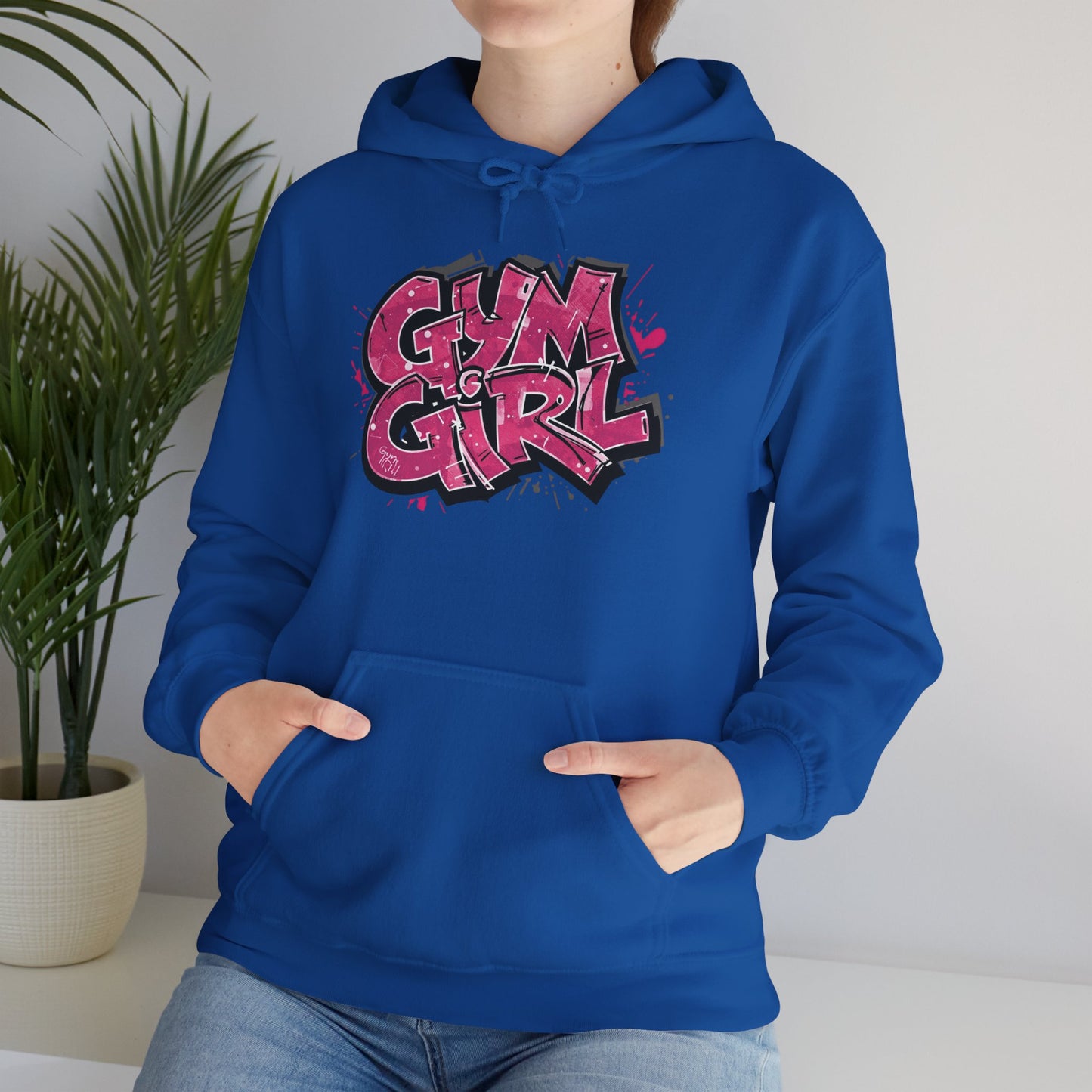 Stylish - Gym Girl Print - Hoodie - S - 5XL - Fitness -