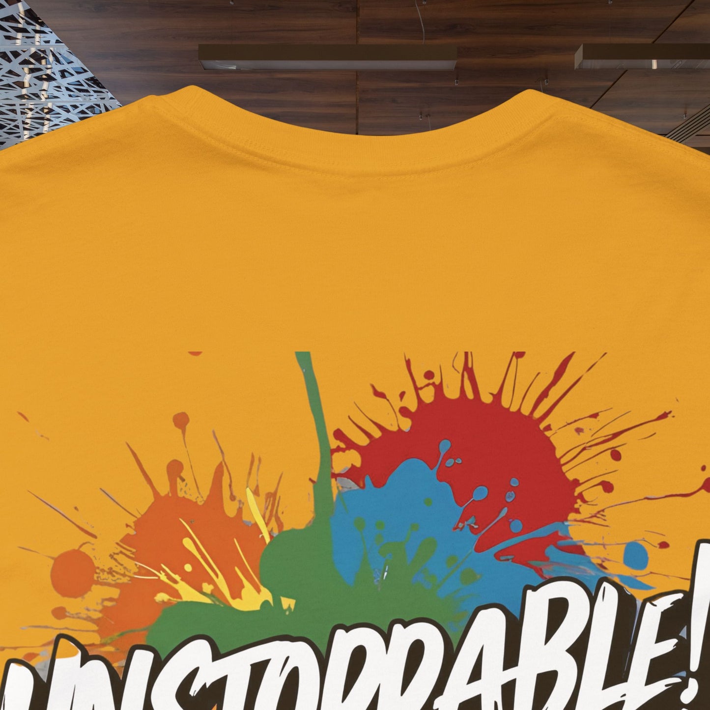 Unstoppable Design Tee - Vintage  Retro  Unisex  Tee - Classic  T-Shirt - Graphic Tee - Casual  Shirt - Short  Sleeve  Shirt
