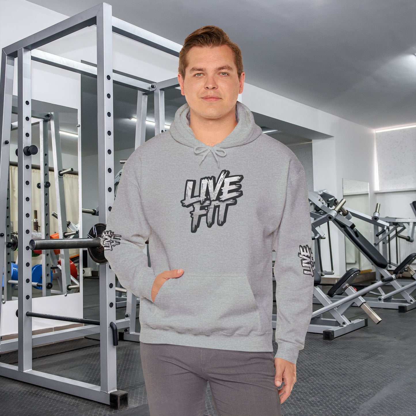 LIVE FIT Hoodie S-5XL - Unisex Heavy Blend™ Hooded Sweatshirt for Fitness Enthusiasts - Workout Apparel -  Gym Wear -  Casual Style - Gift for [...]