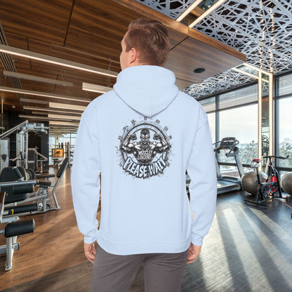 Unisex - Muscles Loading…Please Wait - Heavy Blend™ Hooded Sweatshirt - Motivational Fitness Hoodie - Workout Sweatshirt - Gym Apparel - Inspirational Gift - Holiday Gift