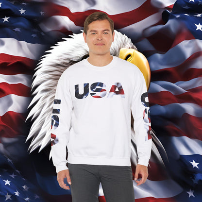 🇺🇸 Patriotic 🇺🇸 USA 🇺🇸 Crewneck 🇺🇸 Sweatshirt 🇺🇸 Unisex 🇺🇸 Heavy Blend 🇺🇸 Sizes US S-5XL 🇺🇸