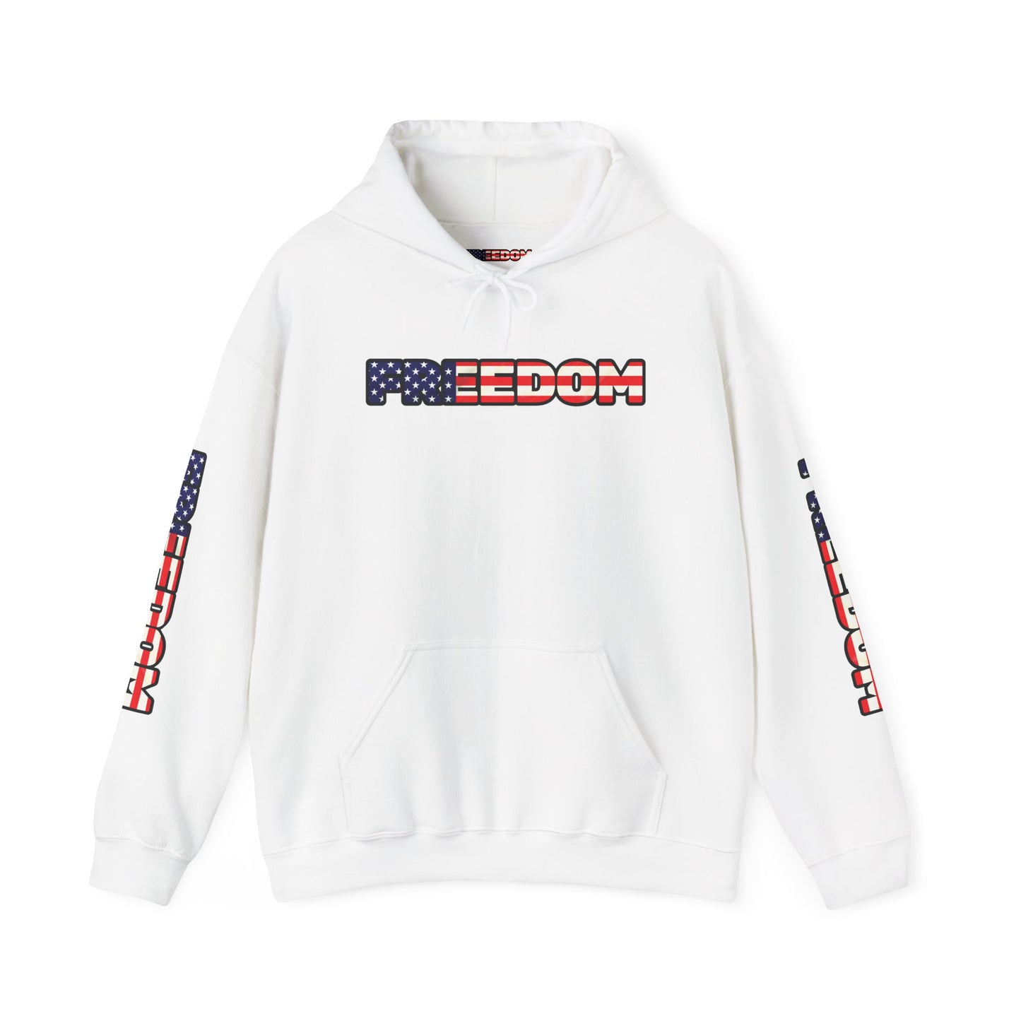 Patriotic Freedom Hoodie - Unisex American Flag Sweatshirt - Red White and Blue - Comfortable Pullover for Celebrations -  Perfect for Independence Day -  Gift [...]