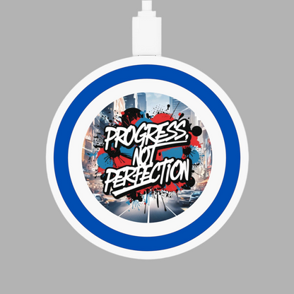 💥 Wireless  💥  Charging  Pad  💥  Progress Not Perfection  💥  Design  💥