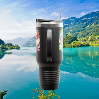 💥 Vibrant   💥 Stylish    💥 Motivational     💥 Insulated   💥 Stainless Steel   💥 Travel Mug  40oz    💥  Let's Do This!  💥 Inspiring Print   💥 Hot or Cold   💥 Birthday Gift 💥 Holiday Gift   💥Graduation Gift   💥 Dishwasher Safe Top Rack 💥
