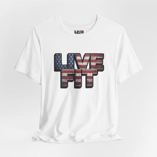 Unisex Graphic Tee - Patriotic Tee - American Flag - Red White Blue - Fitness Shirt - Workout Top - Casual Apparel for Independence Day - XS-4XL -