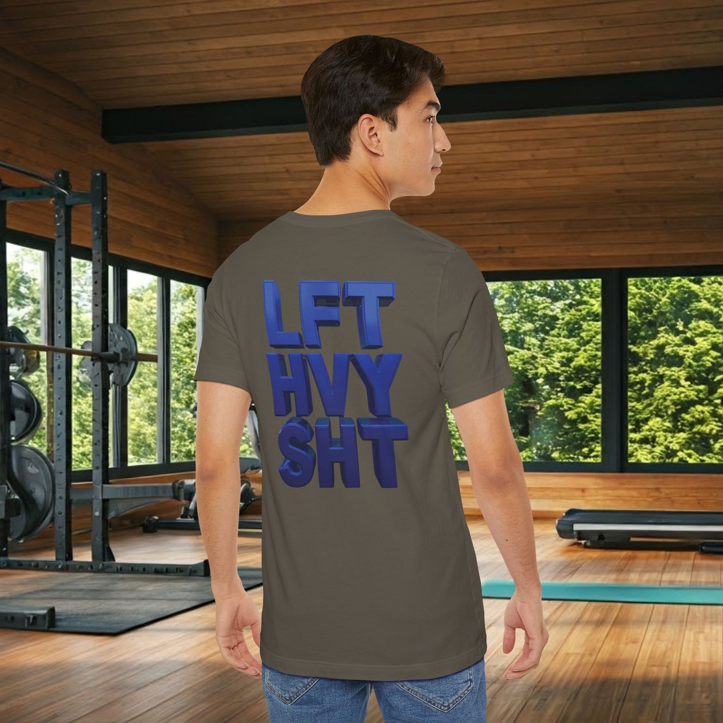 LFT HVY SHT - Lift Heavy Shit - Bold 3D Gym Tee - Fitness