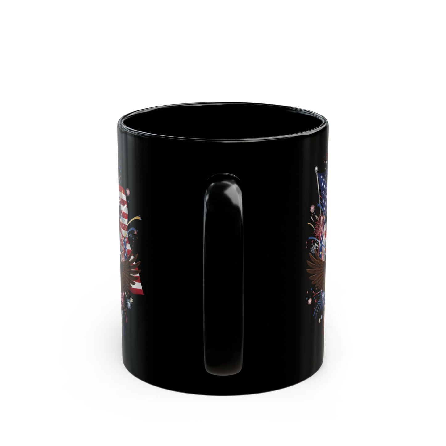 Happy 250th Birthday America Mug — Patriotic Eagle Flag Coffee Cup (1776–2026)