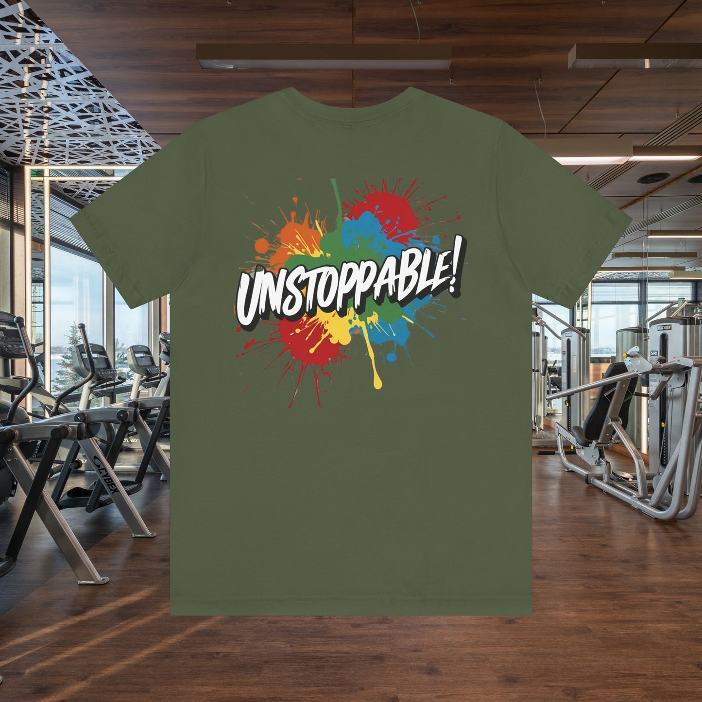 Unstoppable Design Tee - Vintage  Retro  Unisex  Tee - Classic  T-Shirt - Graphic Tee - Casual  Shirt - Short  Sleeve  Shirt