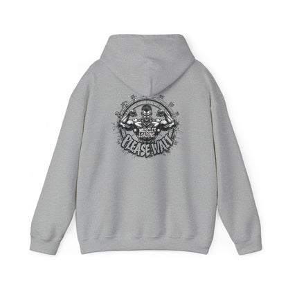 Unisex - Muscles Loading…Please Wait - Heavy Blend™ Hooded Sweatshirt - Motivational Fitness Hoodie - Workout Sweatshirt - Gym Apparel - Inspirational Gift - Holiday Gift