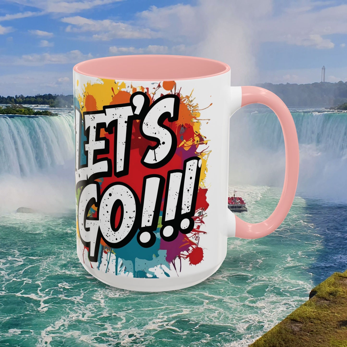 💥Vibrant  💥 Motivational 💥 Ceramic 💥 Coffee Mug 💥  Let's Go! 💥  Never or Now💥 Sizes   11oz   15oz💥  8   Different  Colors  To  Choose  From💥