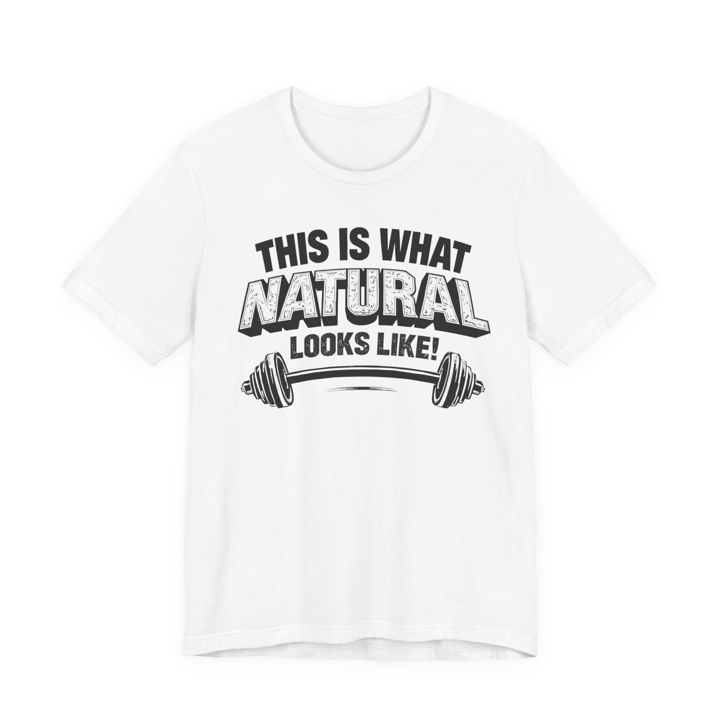 Natural Looks Weightlifting Tee | Gym Graphic T-Shirt
