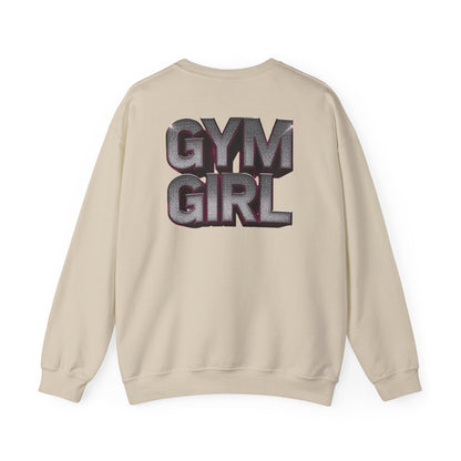 Gym Girl Crewneck Sweatshirt - Stylish Fitness Apparel - Women's Workout Sweatshirt - S-4XL
