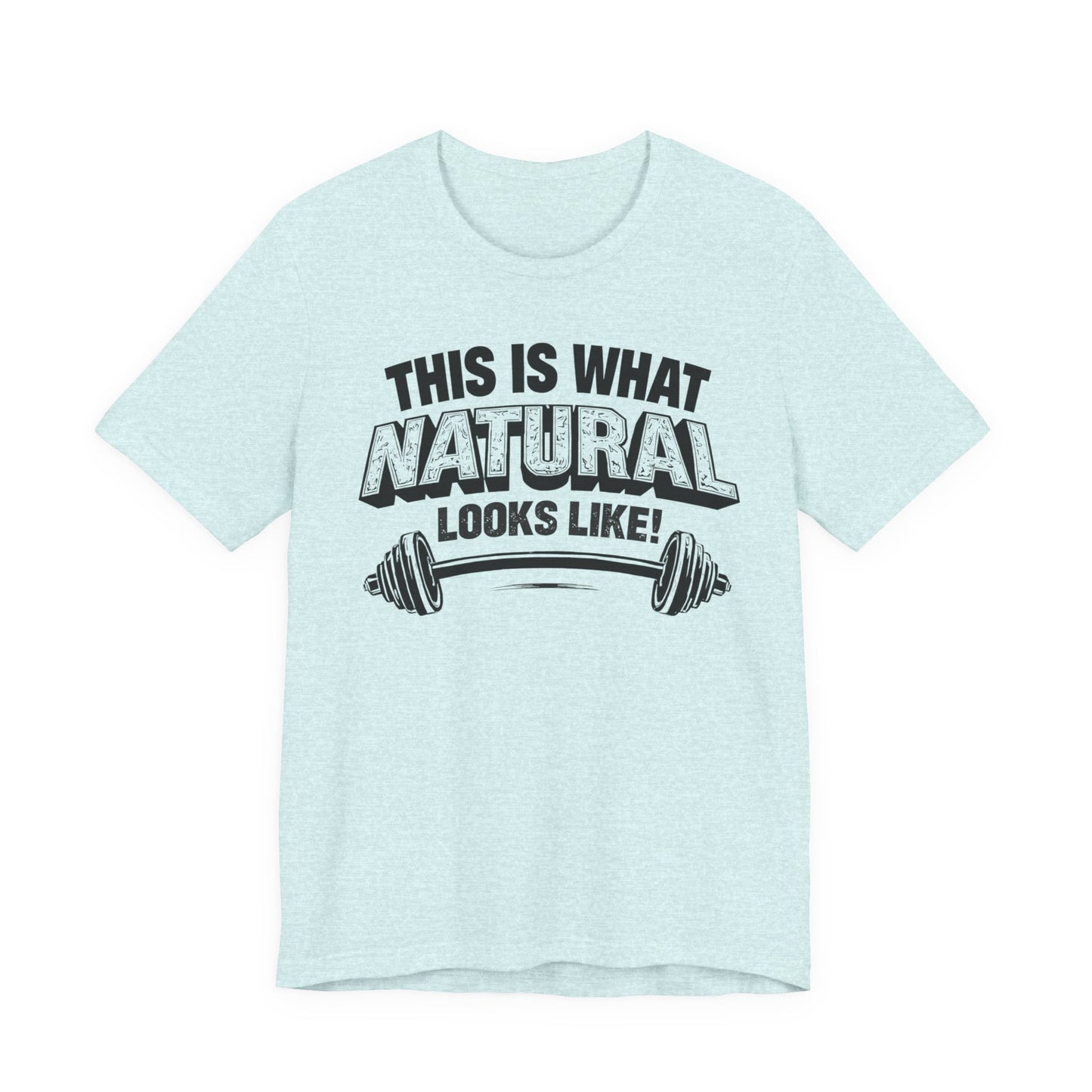 Natural Looks Weightlifting Tee | Gym Graphic T-Shirt