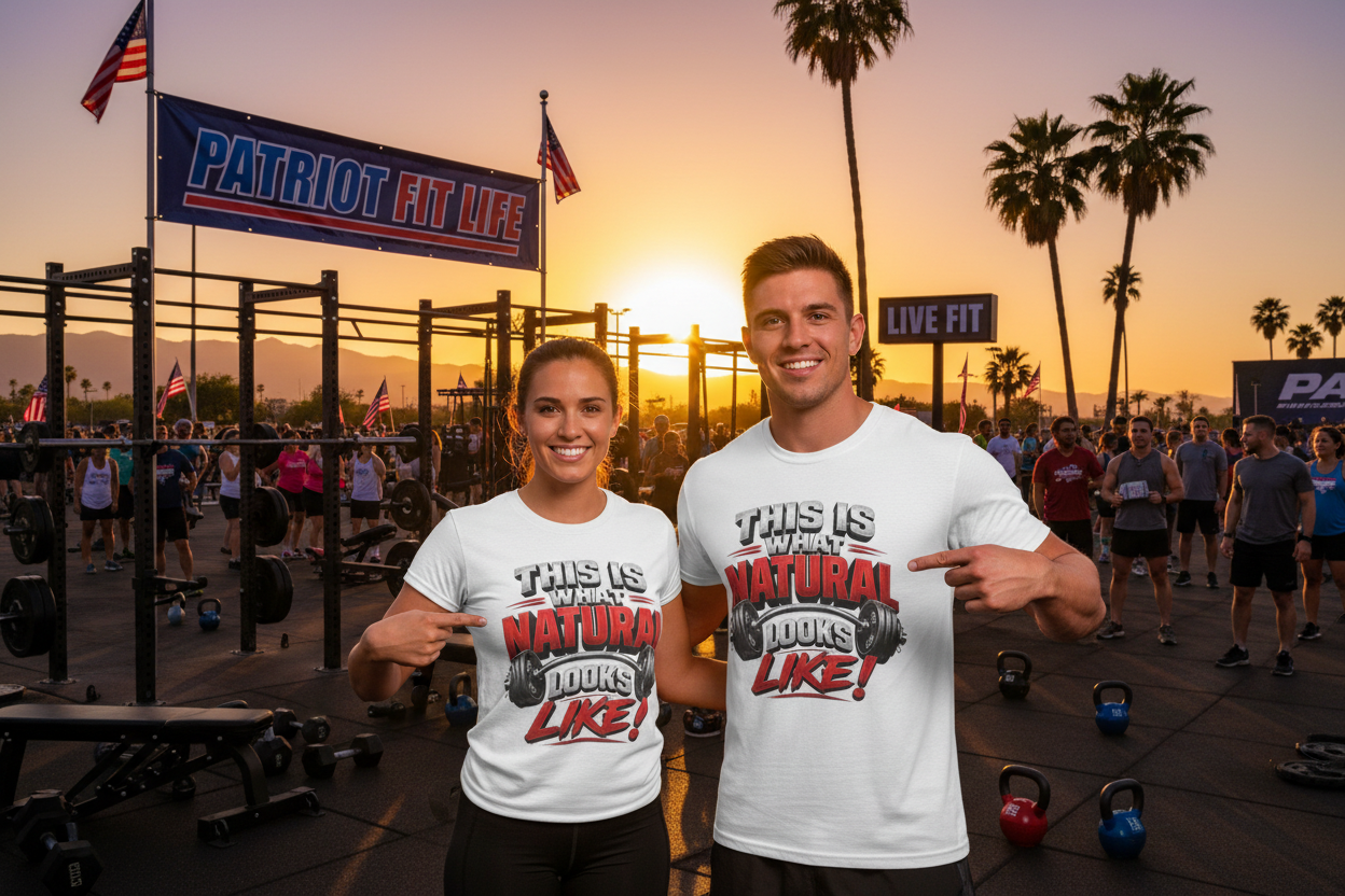 Natural Strength Gym T-Shirt | This Is What Natural Looks Like Tee