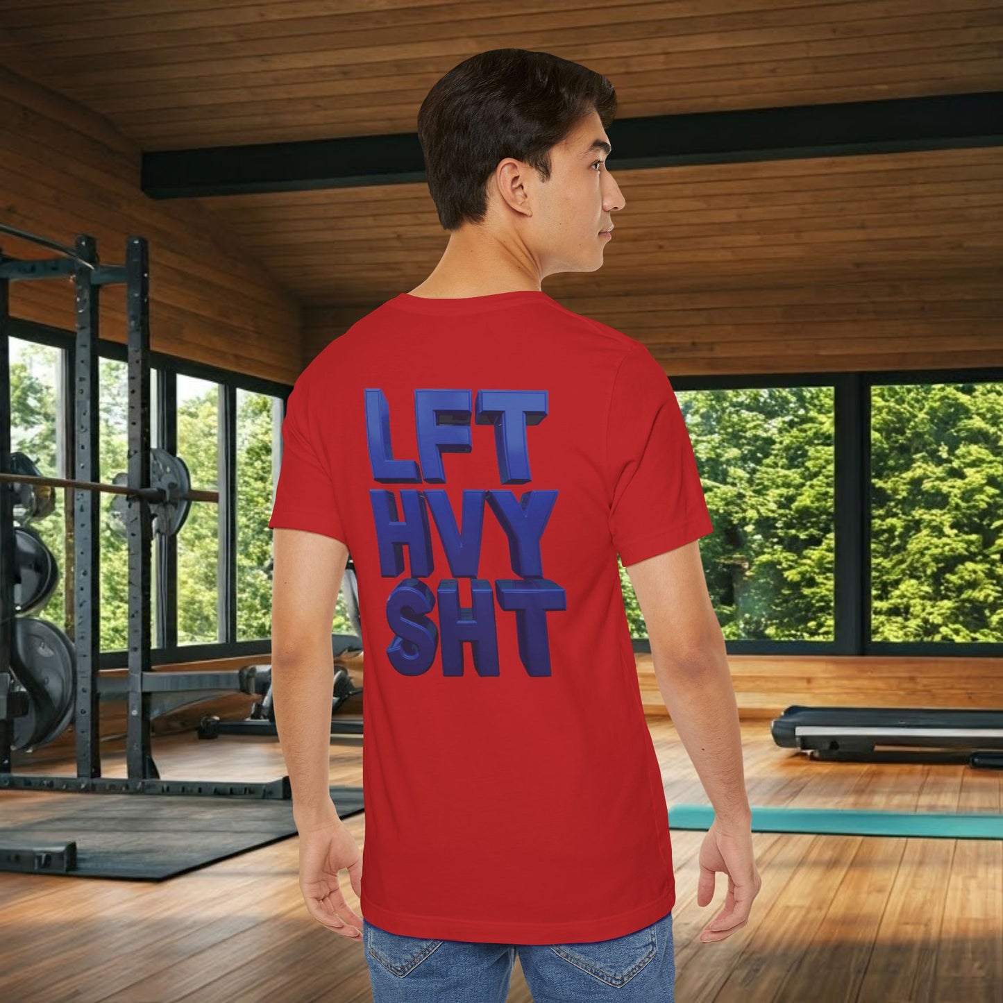 LFT HVY SHT - Lift Heavy Shit - Bold 3D Gym Tee - Fitness