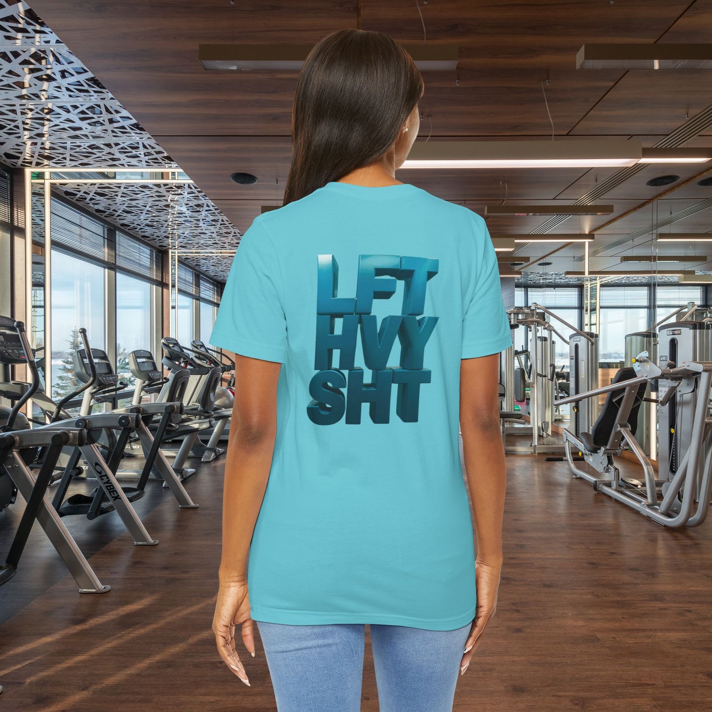 Lift Heavy Shit - LFT HVY SHT - Gym T-Shirt - Motivational Weightlifting Tee