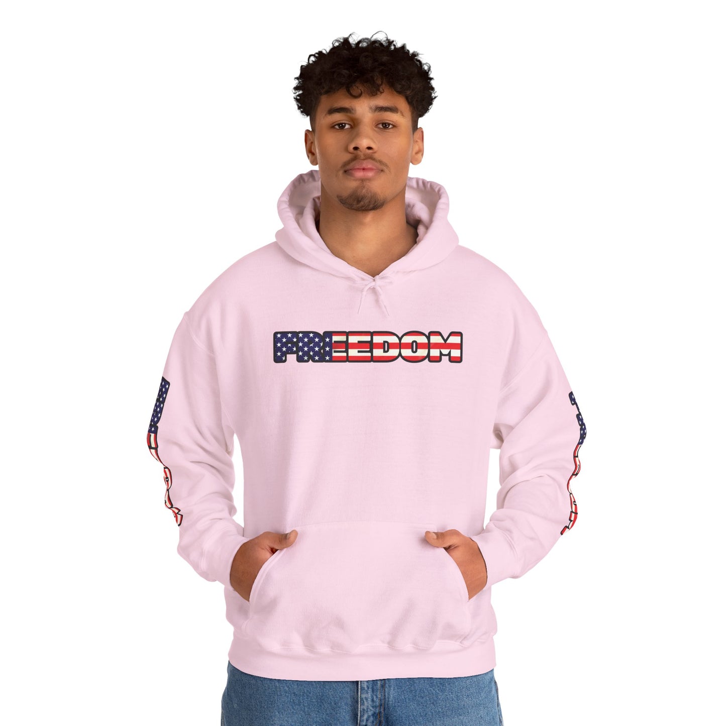 Patriotic Freedom Hoodie - Unisex American Flag Sweatshirt - Red White and Blue - Comfortable Pullover for Celebrations -  Perfect for Independence Day -  Gift [...]