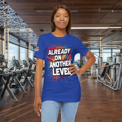 💥 Colorful  💥 Motivation  Tee 💥  'Already on Another Level'  💥 8  Different  Colors  💥 Sizes  XS - 5XL 💥