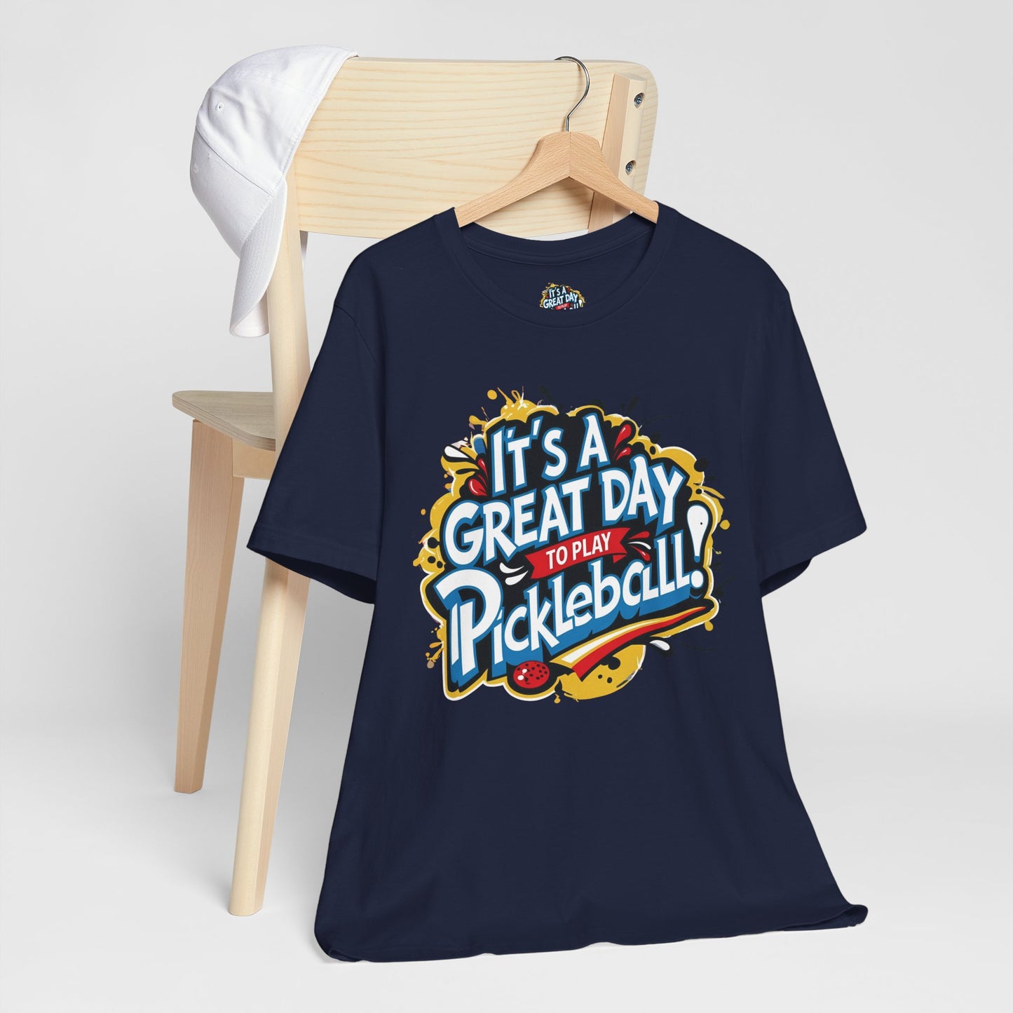 It's a Great Day to Play Pickleball T-Shirt - Unisex Graphic Tee - XS-4XL