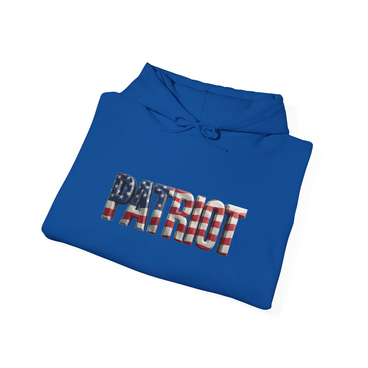 Patriot Flag Hoodie — American Flag 'PATRIOT' Graphic Hooded Sweatshirt