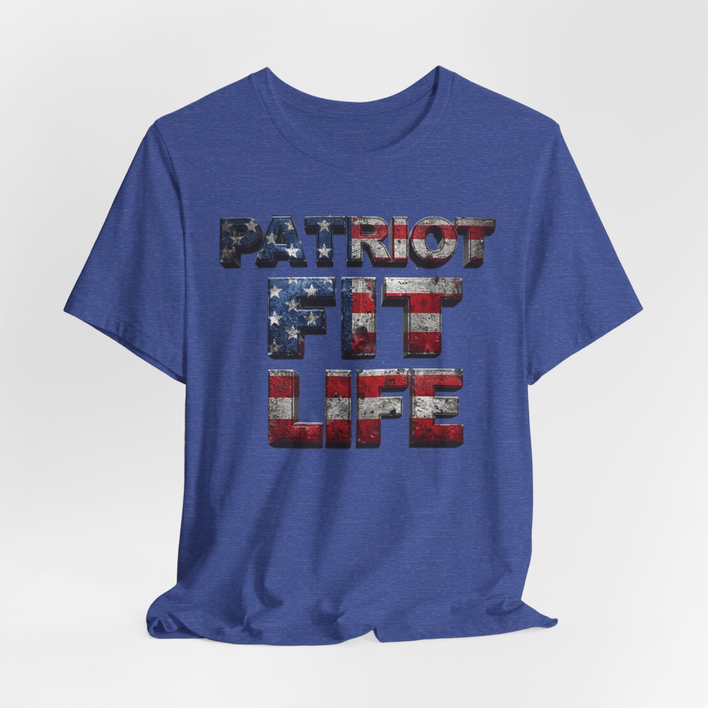 Patriot Fit Life T-Shirt | American Flag Fitness Tee – LIVE FIT
