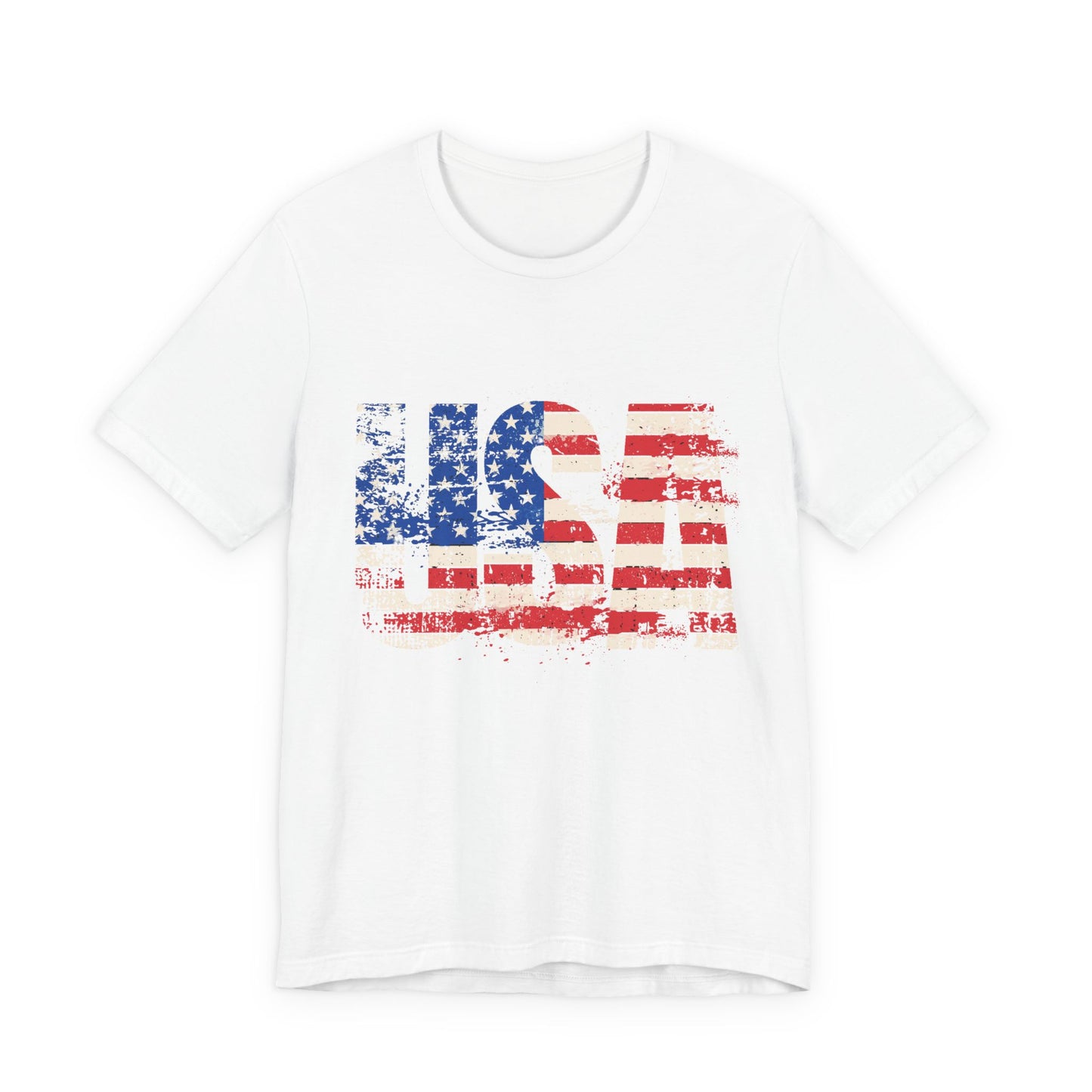 USA - Red White Blue - American Flag - Classic Unisex Tee - Holiday Gift - Patriotic Pride