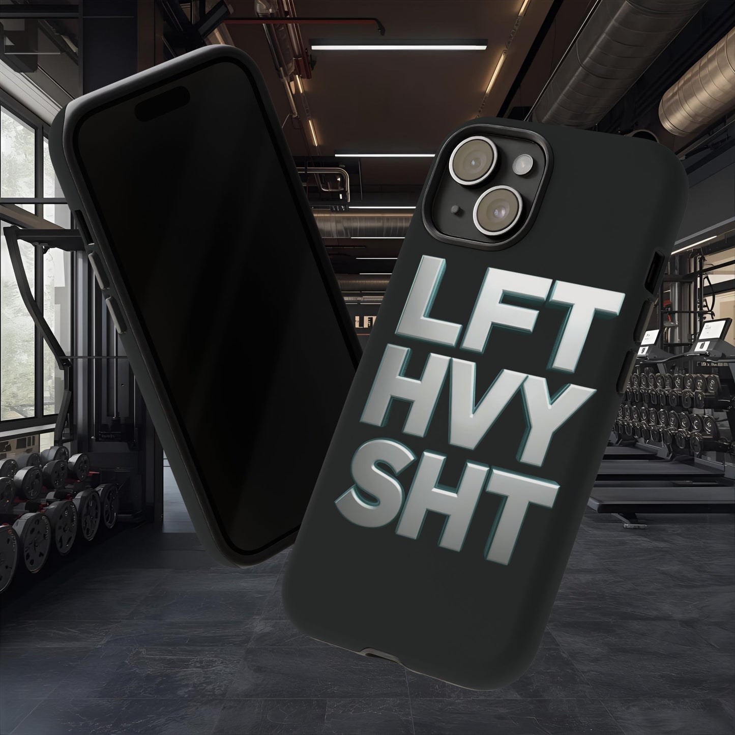 Phone Case — 'LFT HVY SHT' Bold Gym Fitness Protection Case