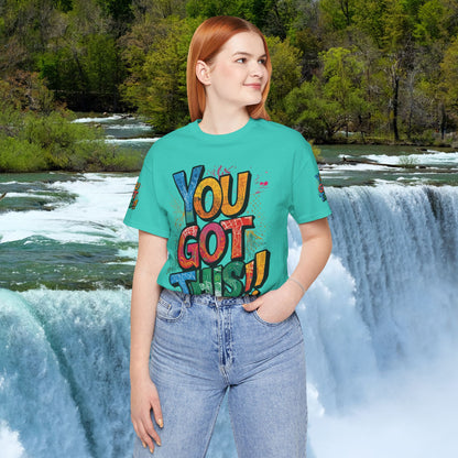 💥 Inspirational  💥  Uplifting  💥 Unisex  Jersey  T-Shirt  💥  You  Got  This!   💥 Motivational  💥 T-Shirts  for  Fitness 💥 &  Everyday  Wear 💥  Sizes   XS - 4XL 💥 Birthday  Gift 💥 17  Different  Colors  to  Choose  From  💥