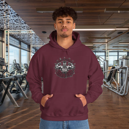 Unisex - Muscles Loading…Please Wait - Heavy Blend™ Hooded Sweatshirt - Motivational Fitness Hoodie - Workout Sweatshirt - Gym Apparel - Inspirational Gift - Holiday Gift